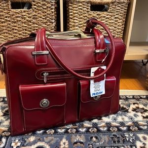 McKlein Leather Laptop Briefcase